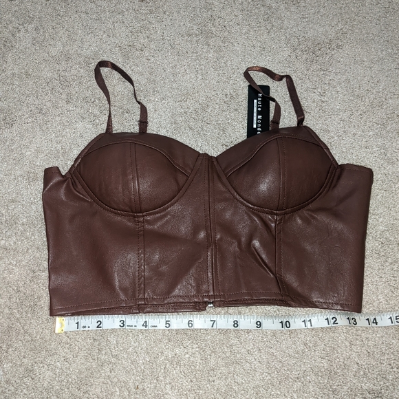 2- Piece Faux Leather Outfit - Picture 8 of 13